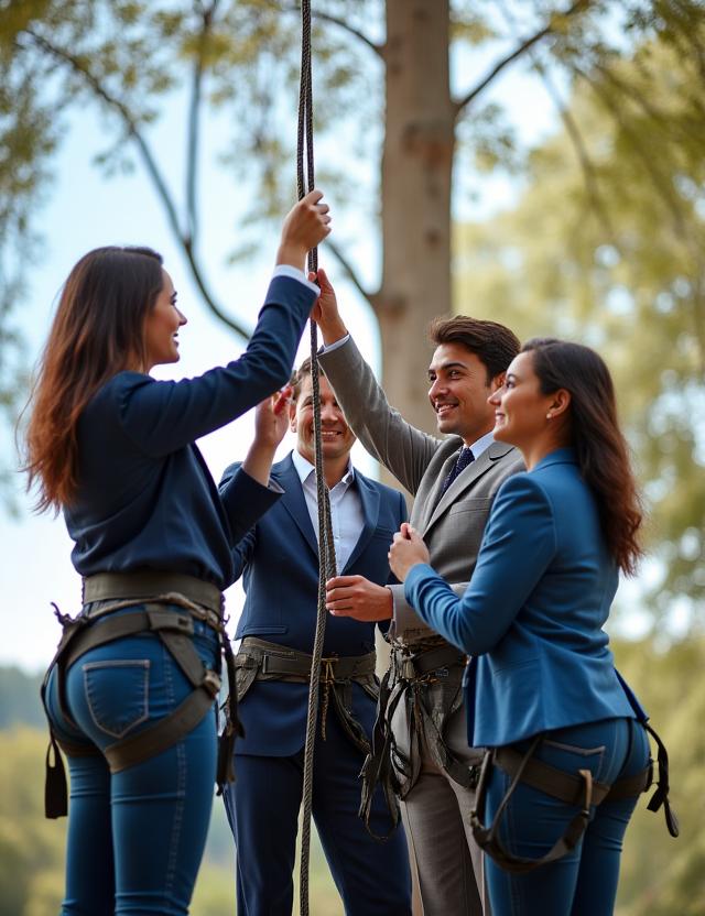 Eventos corporativos de aventura